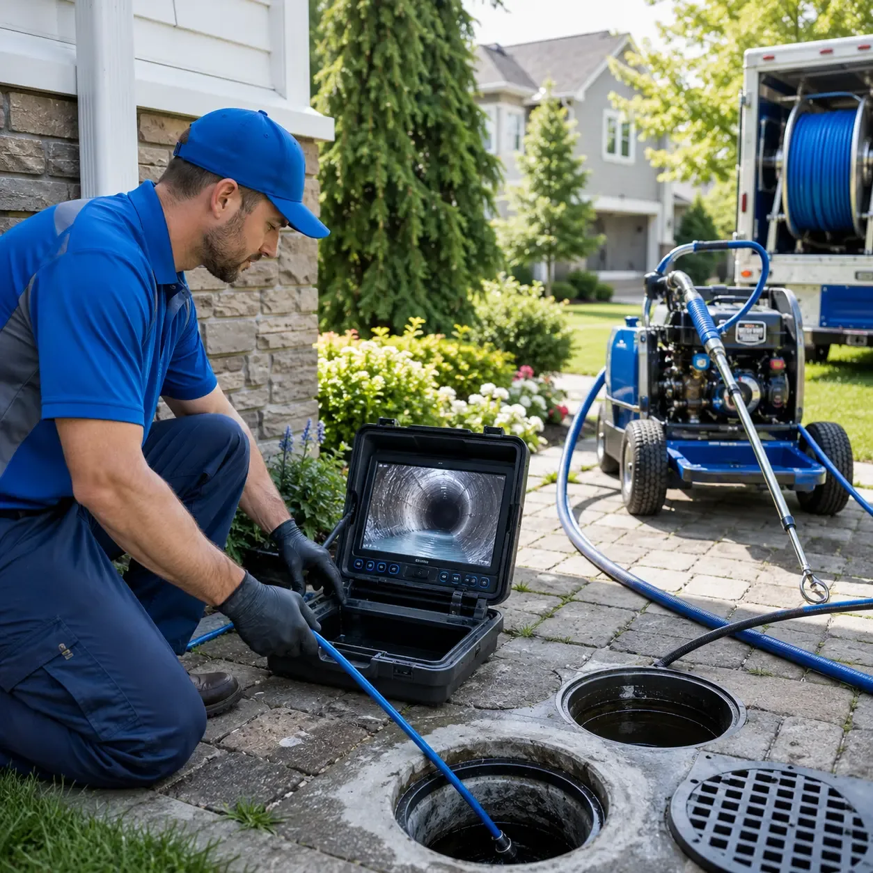 Outdoor drain cleaning professionals serving Graham, TX